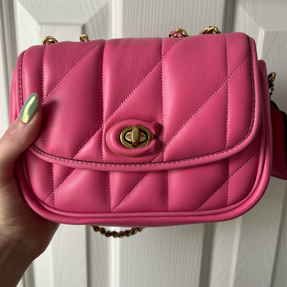 Coach Pillow Madison Shoulder Bag 18 - Petunia CA086